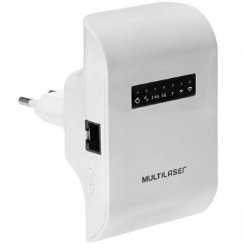 Repetidor de Sinal Wi-Fi MultilaserRE054 AC750 2.4GHz /5GHz