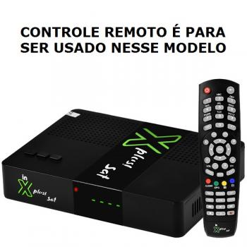Controle Remoto In X Plus Sat Original