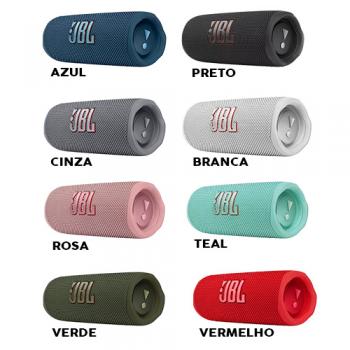 Caixa de Som JBL Flip 6 30 Watts RMS Bluetooth Original